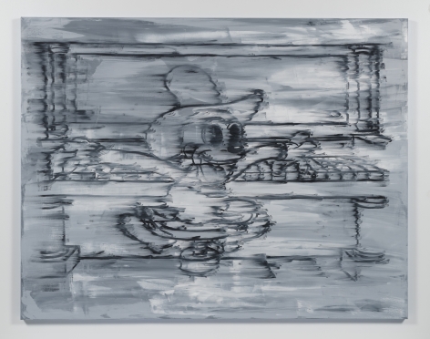 Gary Simmons - Piano Man Painting