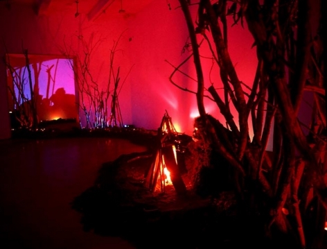 Apes, 2001. Mixed media, dimensions variable. MP 1