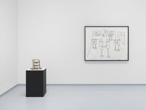 Olaf Breuning. Installation view, 2017. Metro Pictures, New York