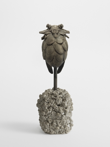 CDG, 2019. Bronze, cement, 7 1/8 x 4 1/2 x 3 inches (18.1 x 11.4 x 7.6 cm).