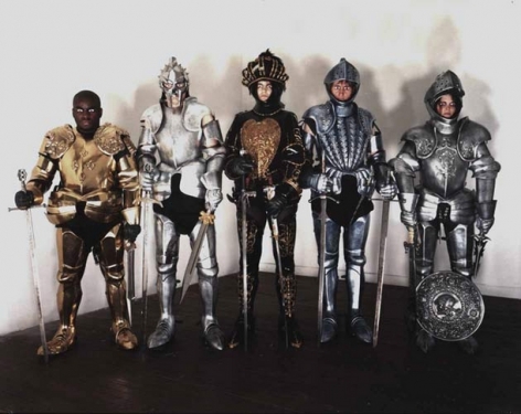 Knights, 2001. C-print mounted on aluminum, laminated, 48 x 62 inches (122 x 155 cm). Edition of 5. MP P-15-A