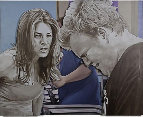 Project 13, 2012. Acrylic on wood, 48 x 60.25 x 2.5 inches (121.9 x 153 x 6.4 cm). MP 847