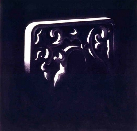 Untitled (ivory detail on desk 1938), 2000. Charcoal and graphite on mounted paper, 30 x 31 1/2 inches (76.2 x 80 cm); framed: 31 1/2 x 32 1/2 x 1 3/4 inches (80 x 82.5 x 4.4 cm). MP D-401