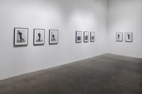 Robert Longo, Untitled (Men in the Cities), 1976 - 1982 / 2009. Set of 14 black and white photos, 20 x 16 inches (paper) (50.8 x 40.6 cm). MP P-21