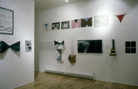 "Monkey Island and Confusion," installation view, 1982. Metro Pictures, New York.