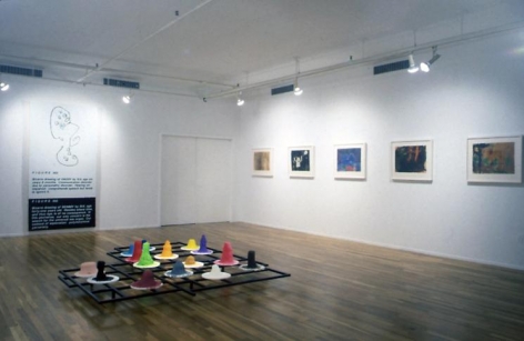 "Towards a Utopian Complex," installation view, 1995. Metro Pictures, New York.
