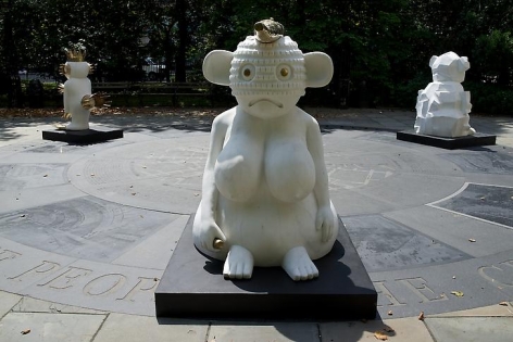 "Lightness of Being," installation view, 2013. City Park Hall, New York.