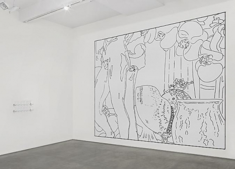 Louise Lawler, "No Drones." Installation view, 2014. Metro Pictures, New York.