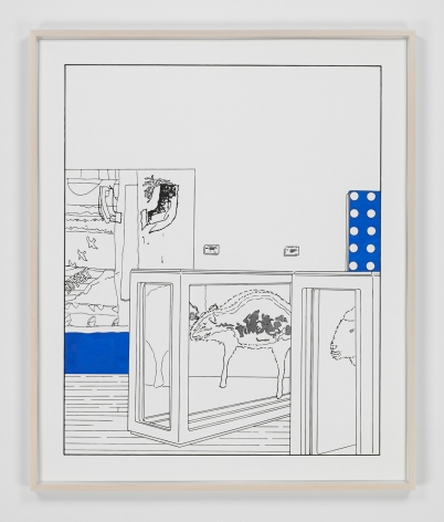 Dots and Slices (traced and painted), Eighth, 2006/2013/2021.