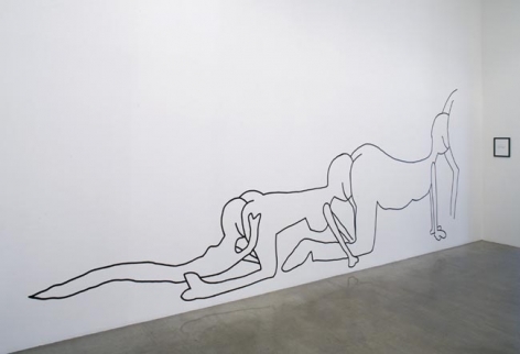 Olaf Breuning Installation view, 2008
