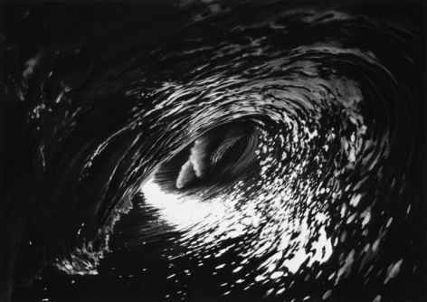 Untitled (Black Tube) , 2002. Graphite and charcoal on mounted paper, 66 x 93 inches. MP D-437