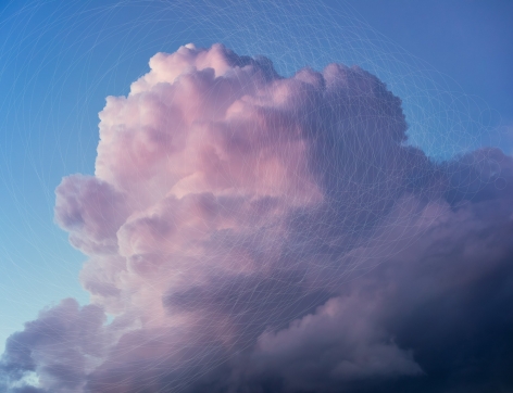 Trevor Paglen, CLOUD #246 Hough Circle Transform, 2019.