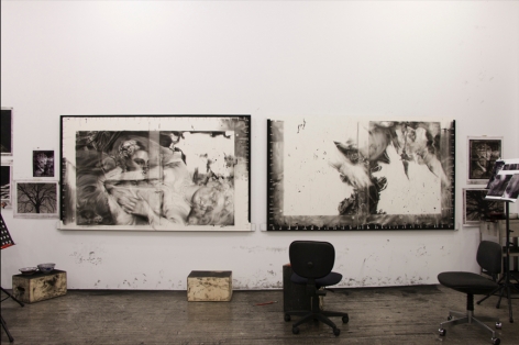 Robert Longo's Studio