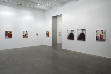 "Sucked In, Blown Out, Obviously Indebted or One Foot in Front of the Other," installation view, 2008. Metro Pictures, New York.