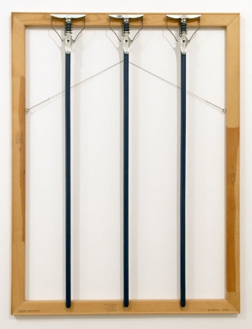 B. Wurtz sculpture 'Three Blue Mops'