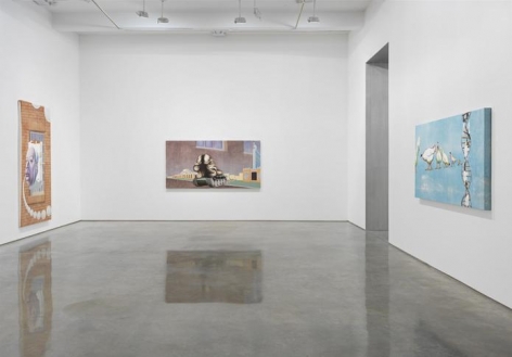 Jim Shaw, "I Only Wanted You to Love Me." Installation view, 2014. Metro Pictures, New York.
