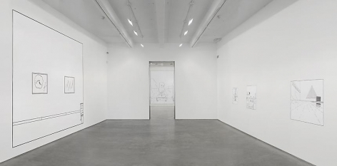 Louise Lawler, "No Drones." Installation view, 2014. Metro Pictures, New York.