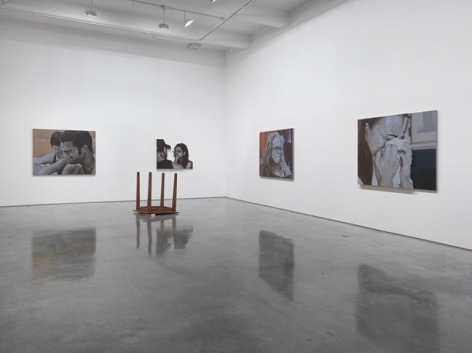 John Miller, "Here in the Real World." Installation view, 2015. Metro Pictures, New York.