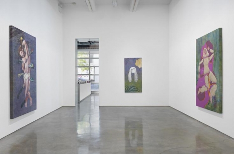 Jim Shaw, "I Only Wanted You to Love Me." Installation view, 2014. Metro Pictures, New York.