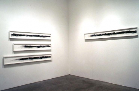 "Criminal Slang," installation view, 2004. Metro Pictures, New York.