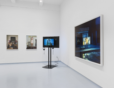 A New Ballardian Vision. Installation view, 2017. Metro Pictures, New York