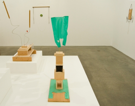 B. Wurtz: Works 1970–2011, installation view. Metro Pictures, New York.