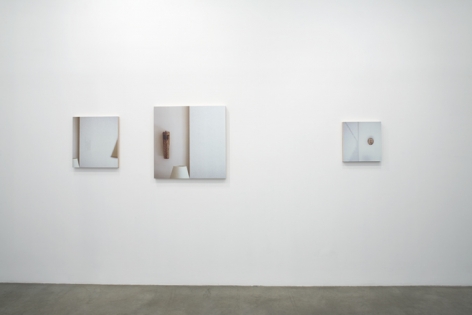 "Sucked In, Blown Out, Obviously Indebted or One Foot in Front of the Other," installation view, 2008. Metro Pictures, New York.
