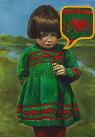 Paulina Olowska Dress with a Jacquard pattern, 2010