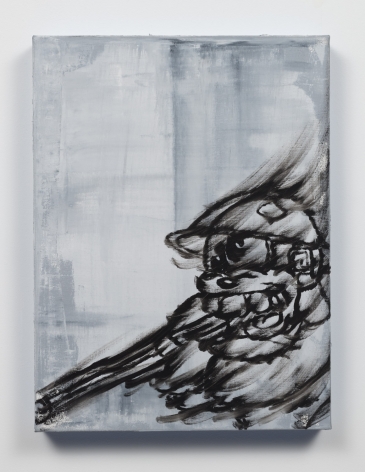 Gary Simmons painting Survival Tactics
