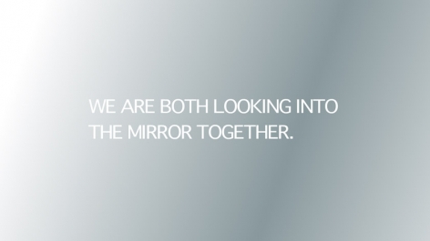John Miller & Takuji Kogo, still from Mirror, 2011. Single-channel video, flash files, duration: 7 minutes 31 seconds.