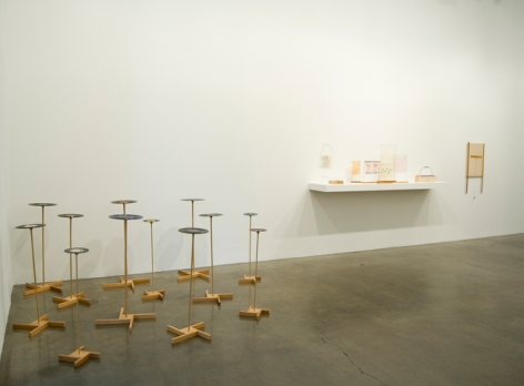 B. Wurtz: Works 1970–2011, installation view. Metro Pictures, New York.