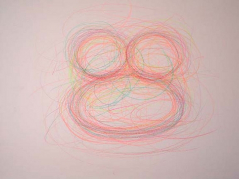 Study for Pet, 2003. Acrylic on Paper, 16 7/8 x 19 7/8 inches (Framed). MP D-479