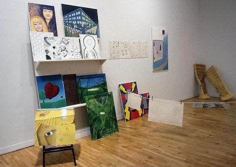 "The Sleep of Reason," installation view, 1996. Metro Pictures, New York.