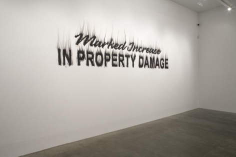 Gary Simmons The Ghost Sign Series: Property Damage, 2008