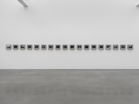 Bas Jan Ader. Installation view, 2016. Metro Pictures, New York.