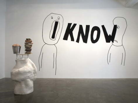 Olaf Breuning Installation view, 2008