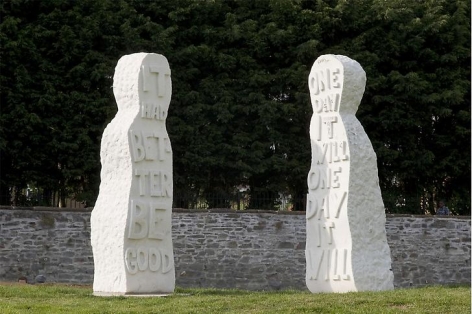 "The Couple," public installation, 2009. St. Paul's Park, Bristol.
