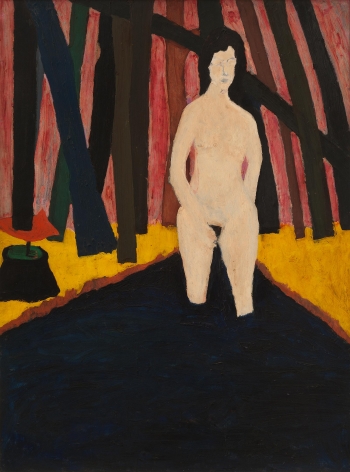 Bob Thompson Bather and Red Bird, 1960