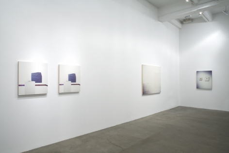 "Sucked In, Blown Out, Obviously Indebted or One Foot in Front of the Other," installation view, 2008. Metro Pictures, New York.