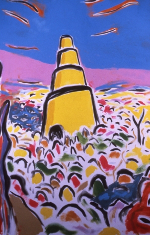 John Miller painting Untitled from 1984