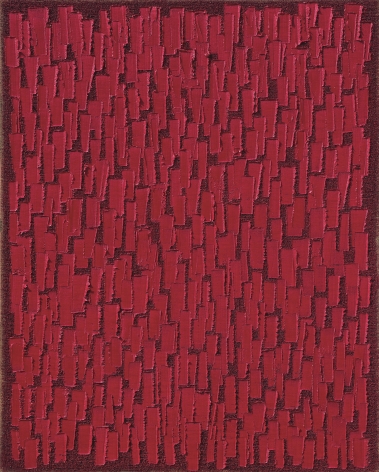 Ha Chong-Hyun, Conjunction 17-25 (2017). Oil on hemp cloth, 162 x 130 cm (63.86 x 51.3 inches), Tina Kim Gallery