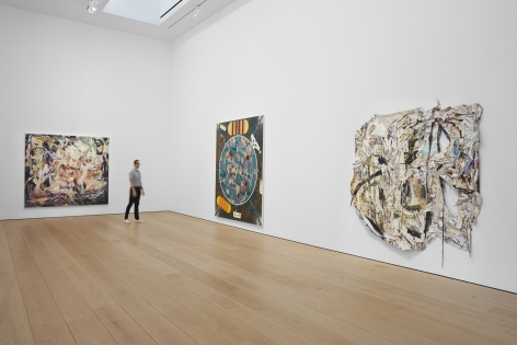 cart, horse, cart, Installation view at Lehmann Maupin, New York 24th Street
