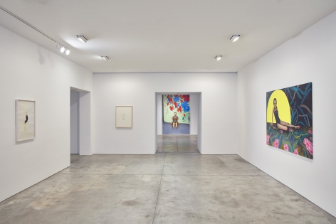 Margherita Manzelli, Bluebird, Installation view, Lehmann Maupin, New York, 2019