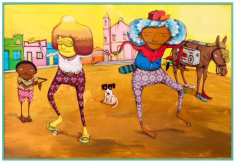 OSGEMEOS, Breakdance no Sertão, 2017
