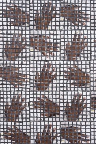 MCARTHUR BINION, Hand:Work (detail), 2018