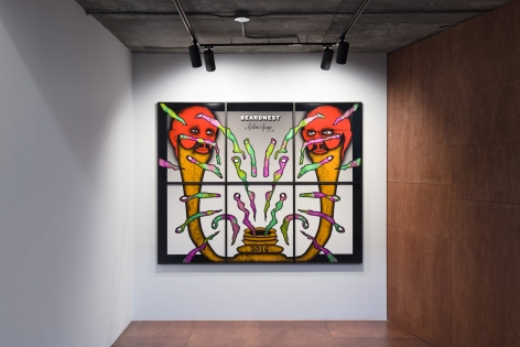 Gilbert & George, THE BEARD PICTURES, Installation view, Lehmann Maupin Seoul