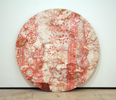 斯特凡諾·阿日恩提 Macramè su Tavolo in Marmo, 2006