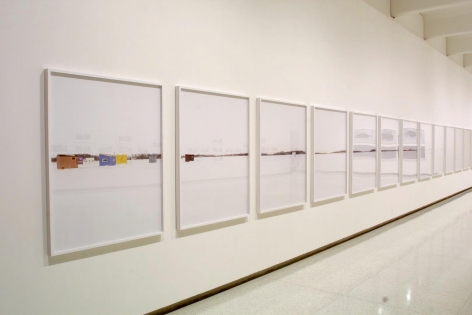 Installation view of Catherine Opie: Skyways & Icehouses at the Walker Art Center, Minneapolis