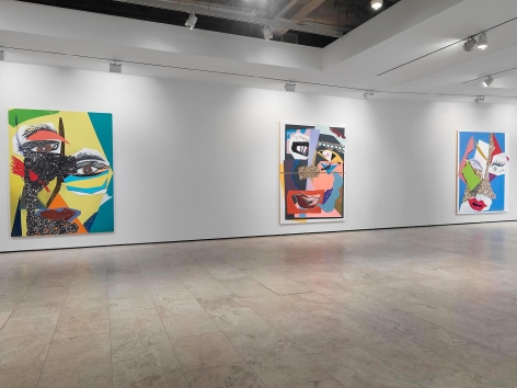 Mickalene Thomas: Tête de Femme