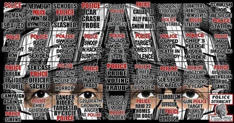 GILBERT & GEORGE, Police Straight, 2011